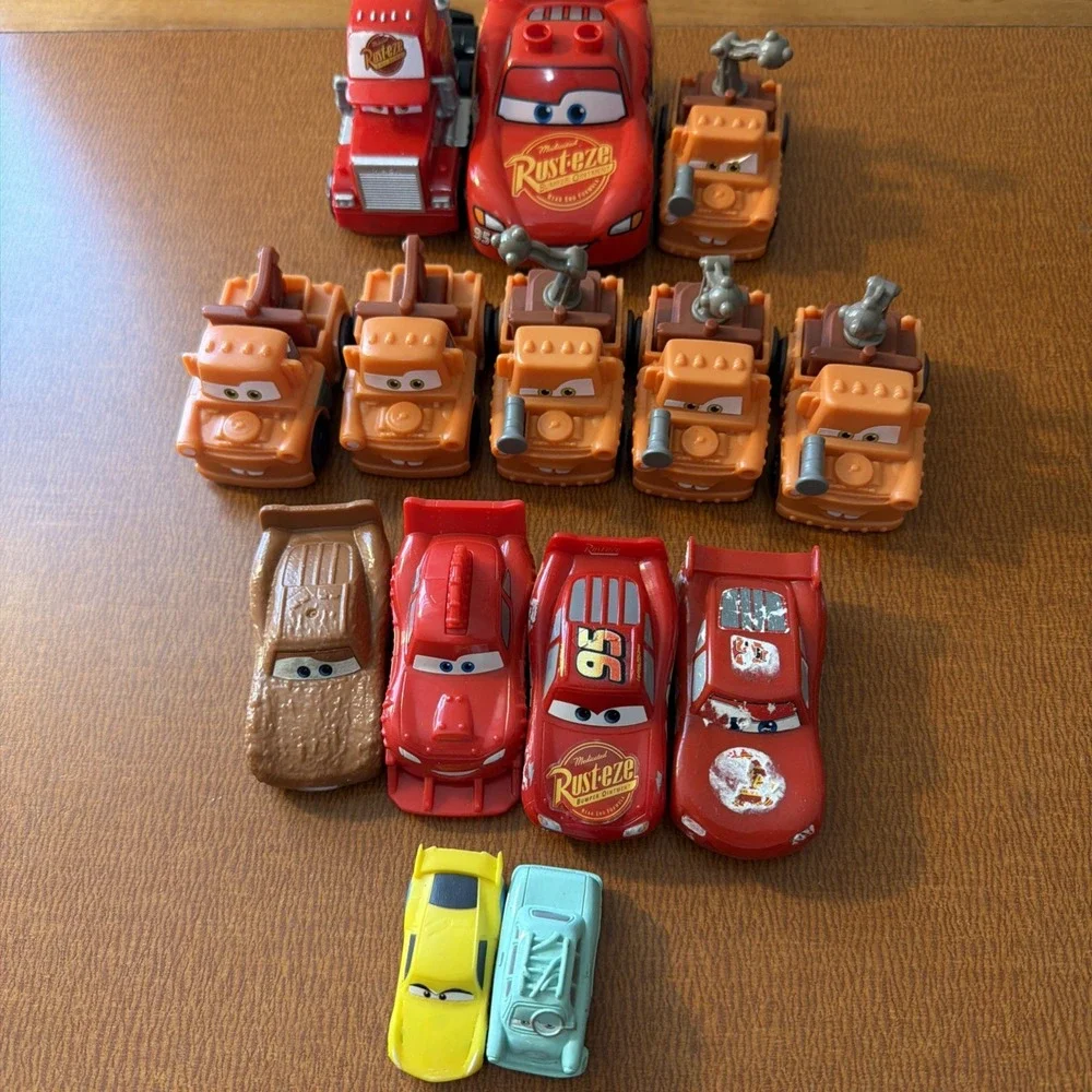 Disney Pixar Cars Plastic Lot Of 14